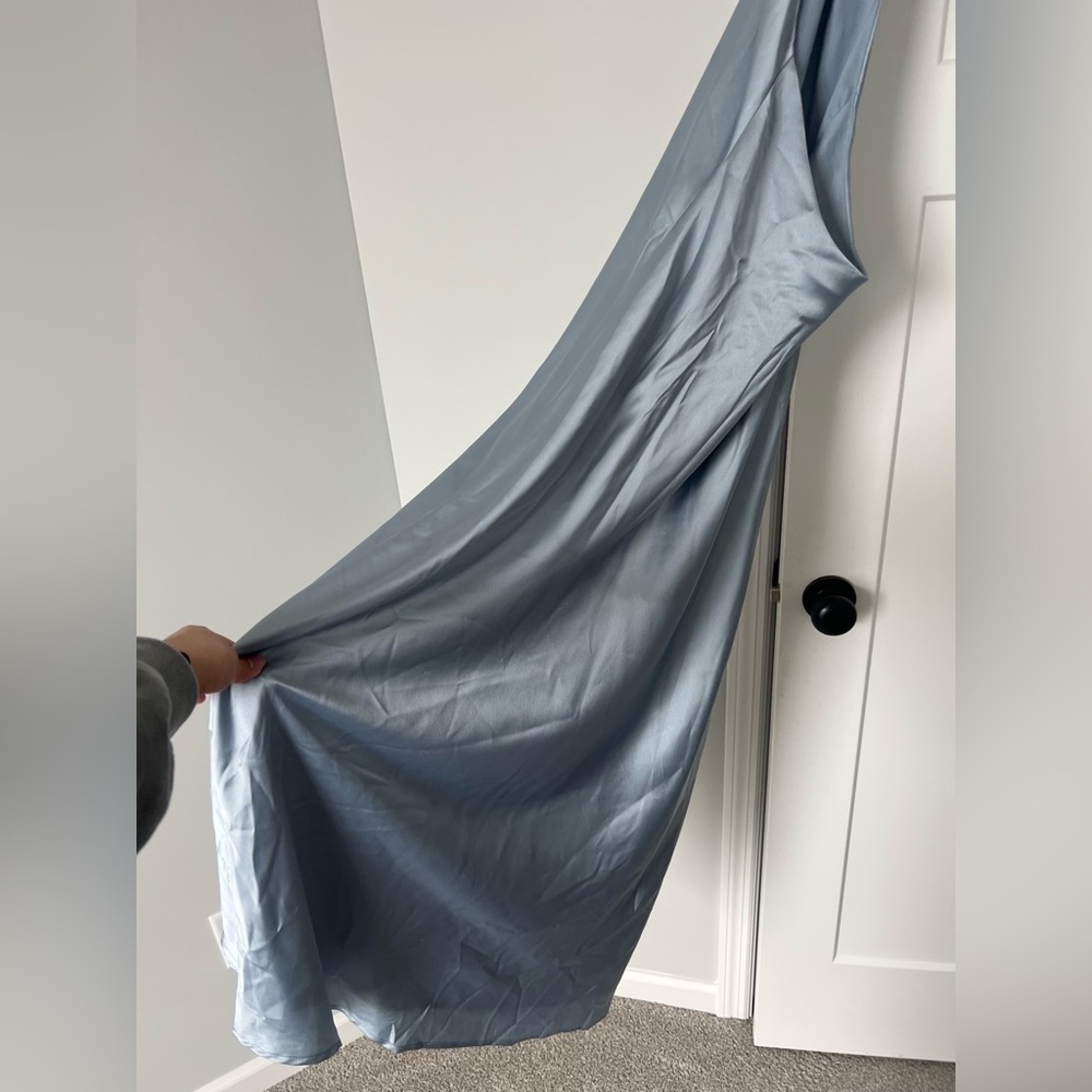 Show Me Your MuMu Strapless Light Blue Dress - Picture 5 of 7